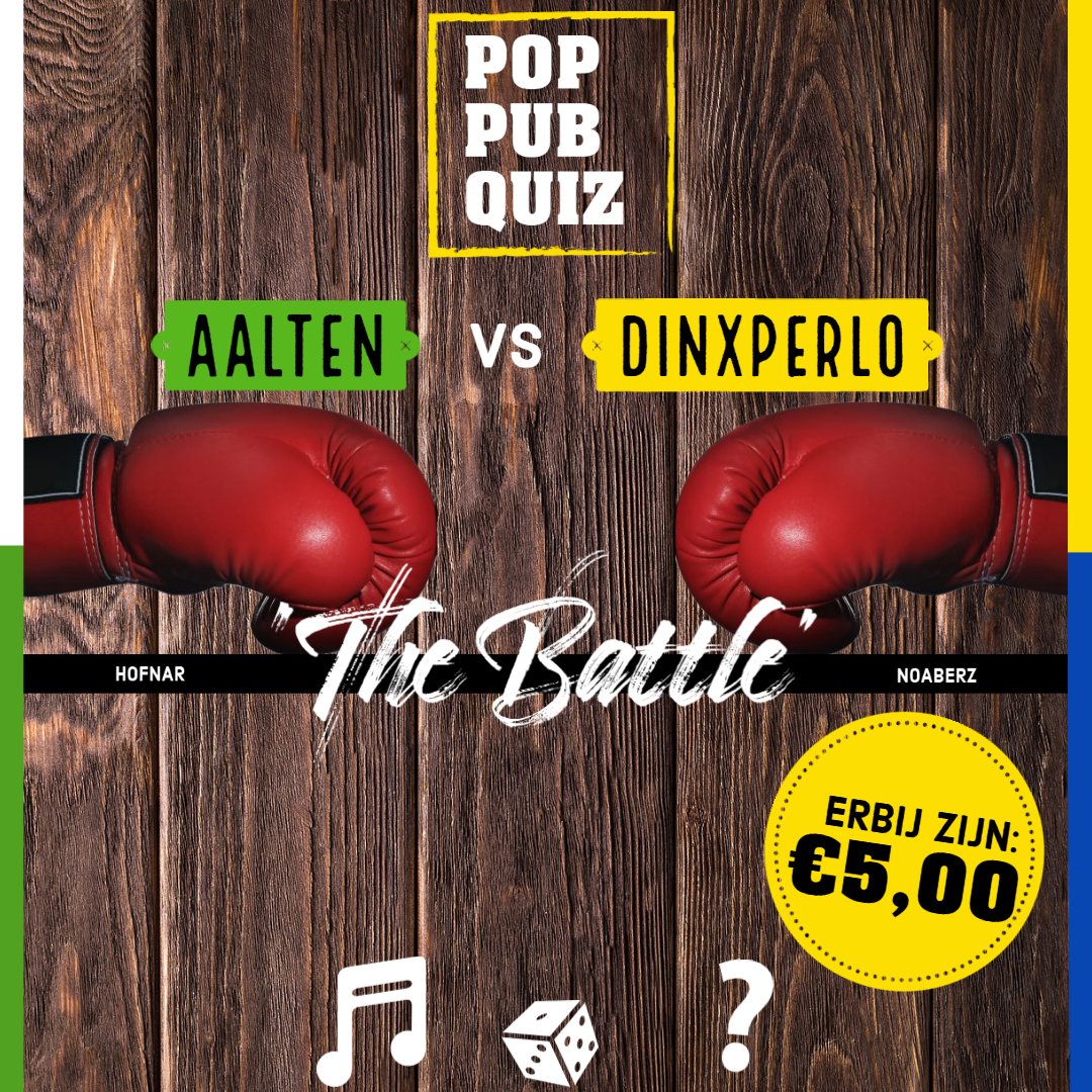 Dinxperlo VS Aalten Pop-Pub Quiz 1