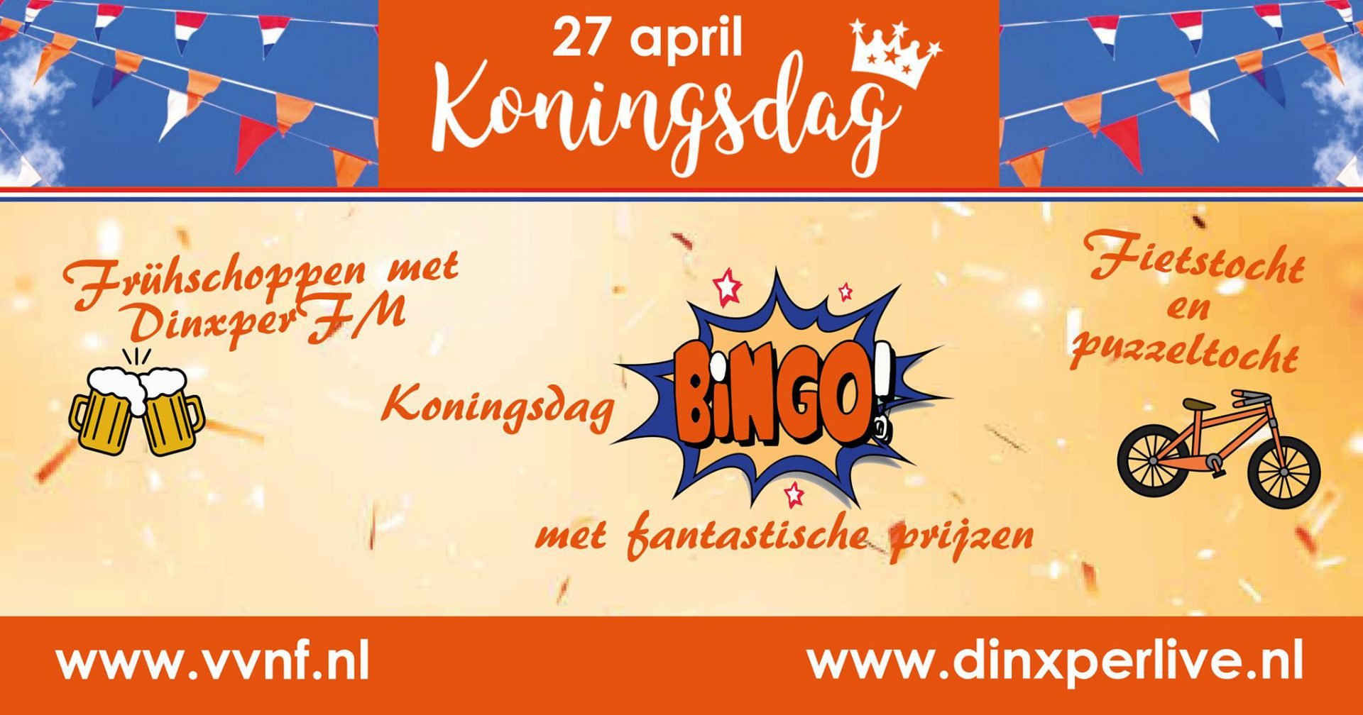 VVNF Koningsdag bingo! 1